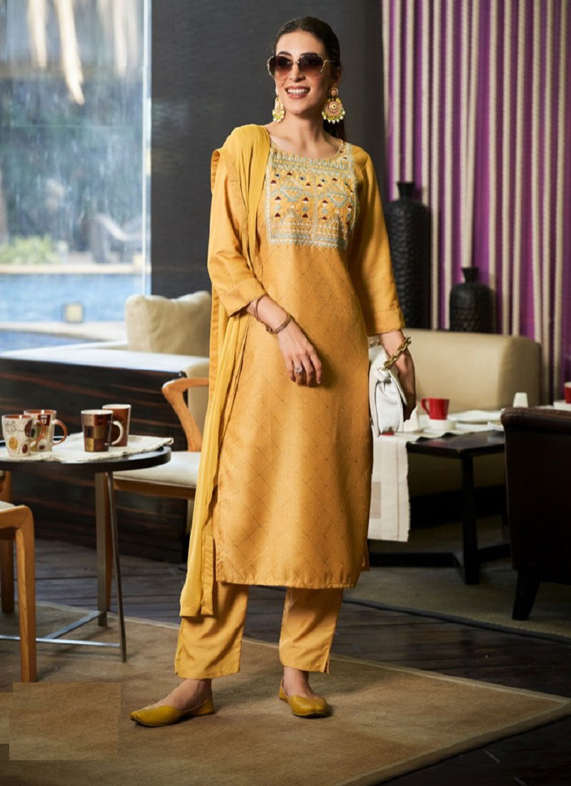 100 Miles Danika Fancy Designer Readymade Suits Catalog
